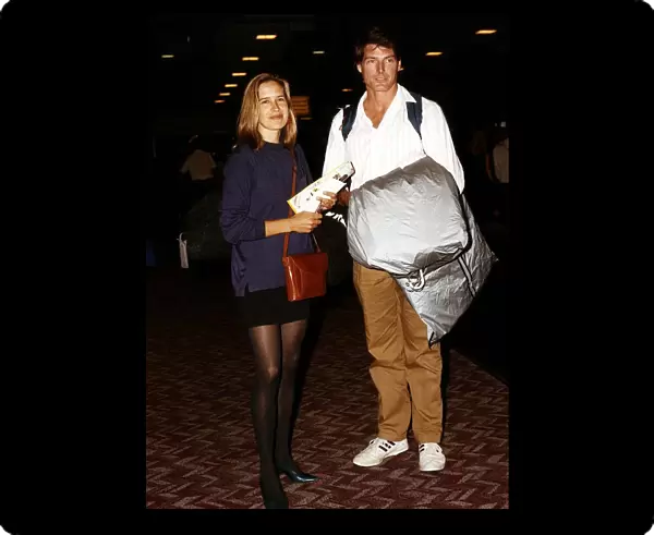 Christopher Reeve Actor with girlfriend Dana Morosini