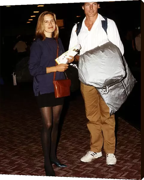 Christopher Reeve Actor with girlfriend Dana Morosini