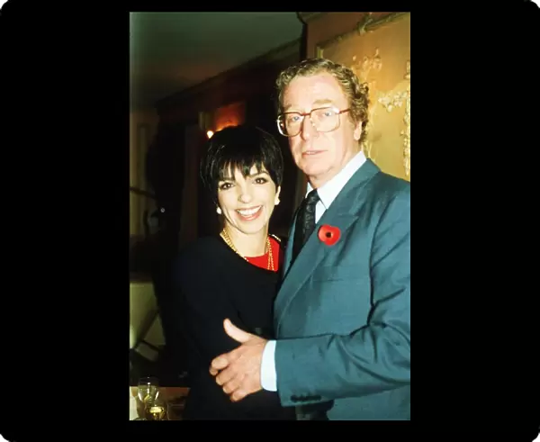 Michael Caine actor with actress Liza Minnelli