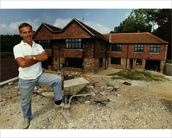 Christopher Beeny Actor working on his new home in East Sussex