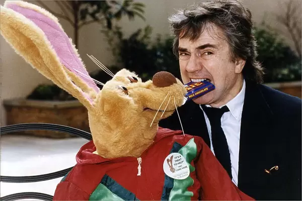 Dudley Moore Actor Comedian And Care Hare Want Children To Stop Eating Chocolate For One