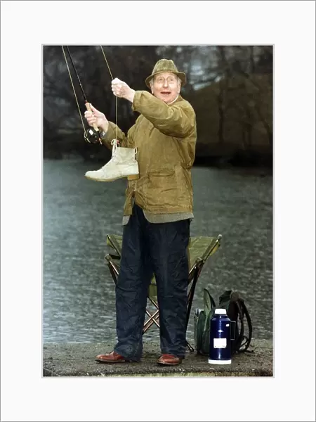 Norman Lumsden Actor does a bit of fishing