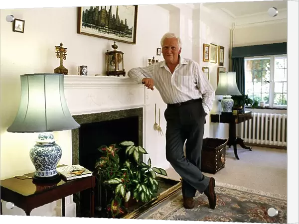 John Hewer Actor Plays 'Captain Birds Eye'in the advert. Pictured at his home