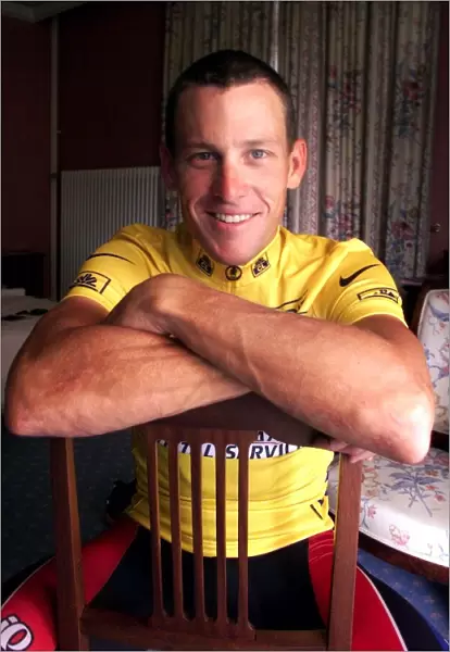 American cyclist Lance Armstrong winner of the Tour De France