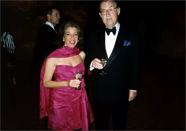 Alan Whicker TV Presenter Whickers World with long-time girlfriend Valerie Kleeman