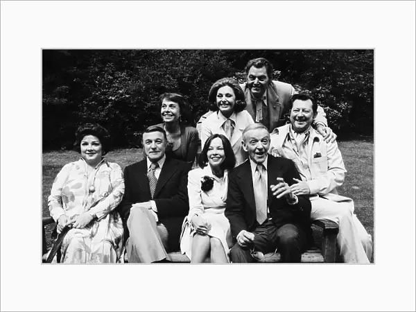 Gene Kelly with some friends outside the Savoy Hotel - May 1976 Dbase MSI