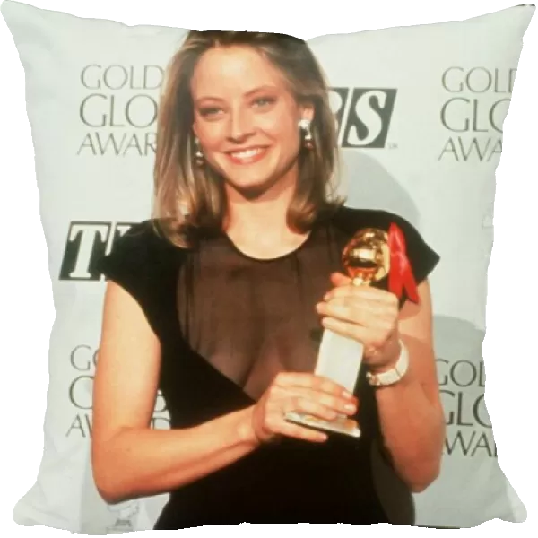 Jodie Foster actress with Golden Globe Award 1992