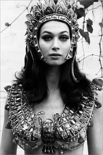 Actress Valerie Leon in a scene from the Hammer Horror film Blood From the Mummy