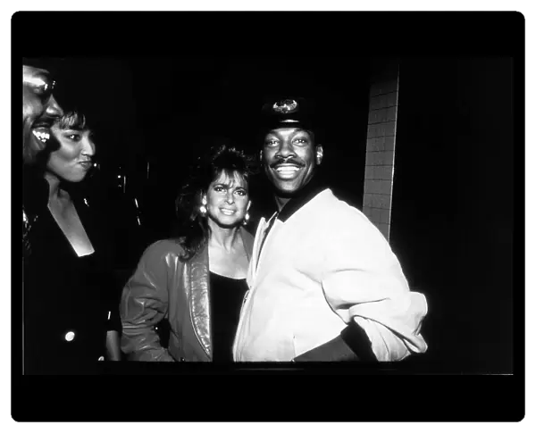 Eddie Murphy actor  /  comedian out with his latest date. November 1988
