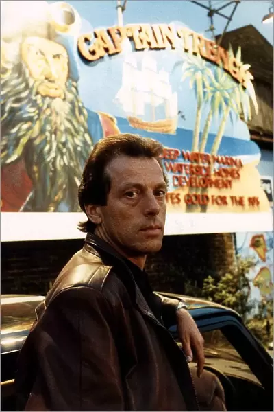 British actor Leslie Grantham who stars in the television series the Paradise Club