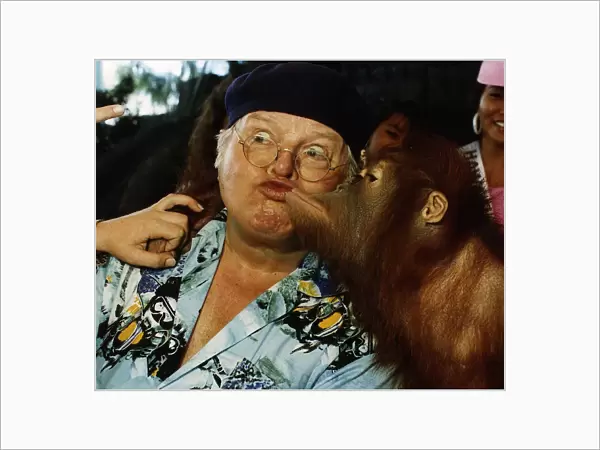Benny Hill Actor Comedian With An Orang-U-Tan