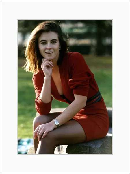 Elizabeth Hurley actress. August 1989