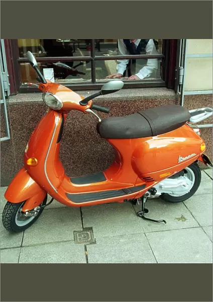 VESPA SCOOTER PICTURED AT THE ITALIAN CENTRE
