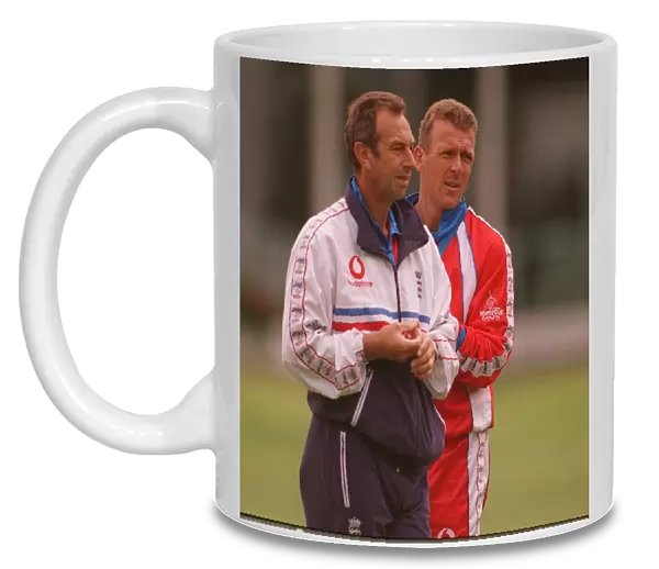 Cricket World Cup England 1999 Alec Stewart with David Lloyd ahead of the opening World