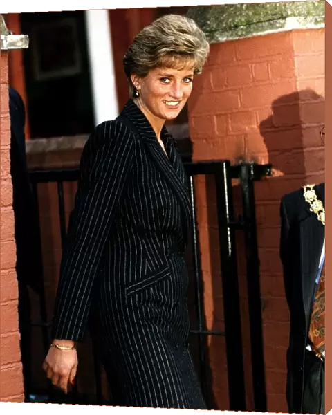 Princess Diana opens St Christophers Fellowship at Howard House, Hampstead, London