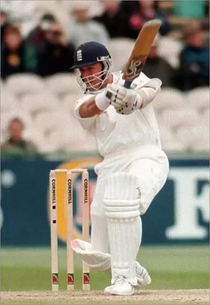 Alec Stewart England cricket captain July 1998 At the wicket during the third test