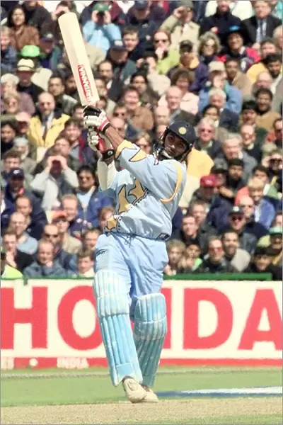 Sachim Tendulkar of India June 1999 On His Way To 50 India vs Pakistan