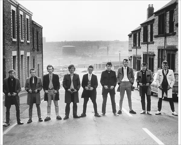 Teddy Boys in Gateshead, Tyne and Wear, England, Circa 1965