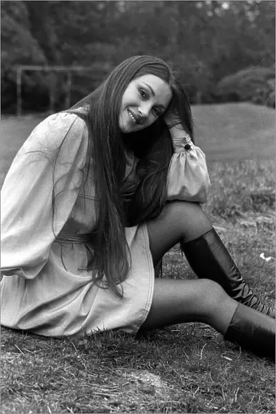 Jane Seymour April 1973 Actress Pictured at Pinewood Studios