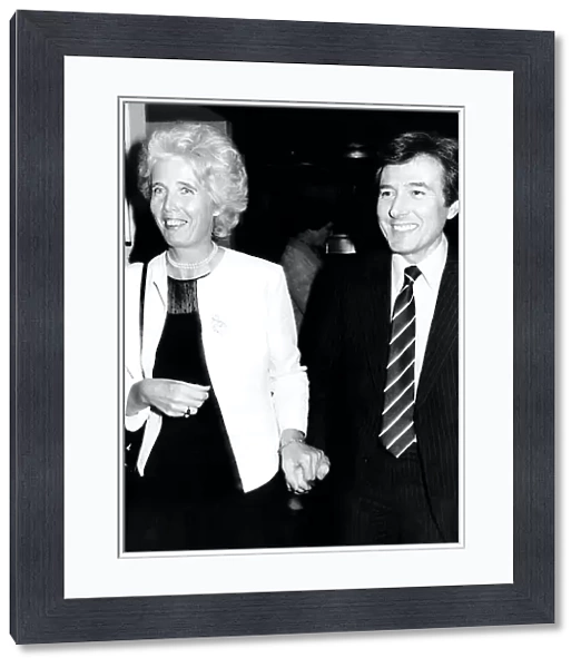 Lady Falkender Ex-Secretary of Harold Wilson at a movie Premiere with Mark Gilbert 1990