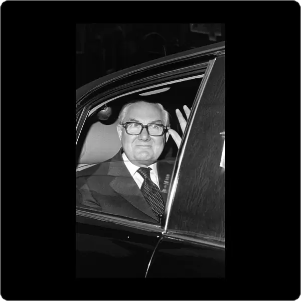 Prime Minister James Callaghan MP October 1980 on the day he announced he was