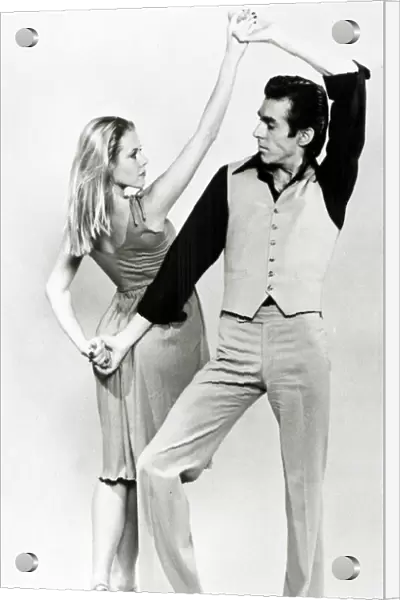 Dancing Duo John and June demonstrate the dance 'The Tango Hustle'