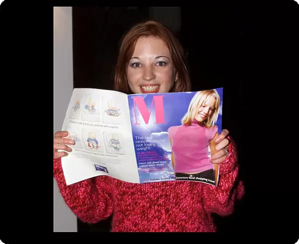 Sara Cox TV Presenter Model October 1999 at the Ericsson Music Awards 1999