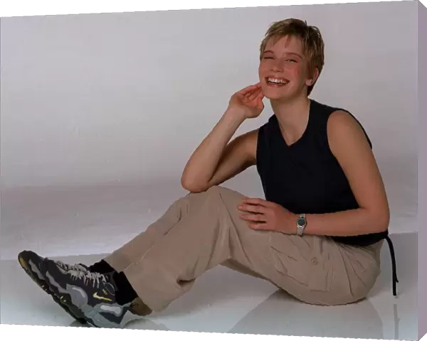 Louise McDonagh TV Presenter for the new BBC series of 999. April 1999