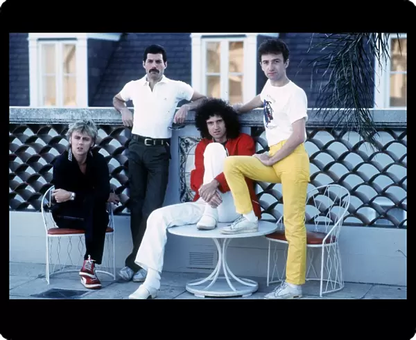 Queen the rock band Freddie Mercury, Brian May, Roger Taylor