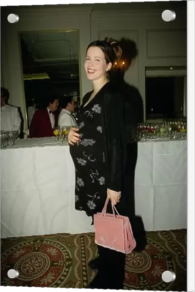 Kate Beckinsale actress November 1998, pregnant at the Evening Standard Theatre Awards