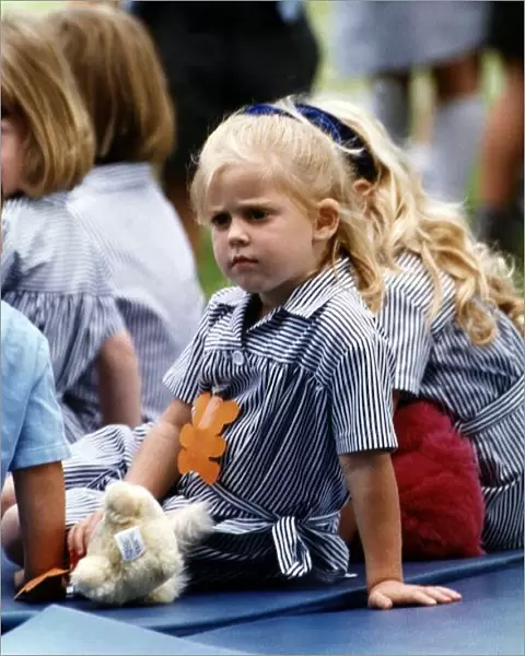 Princess Beatrice during her schools sports day