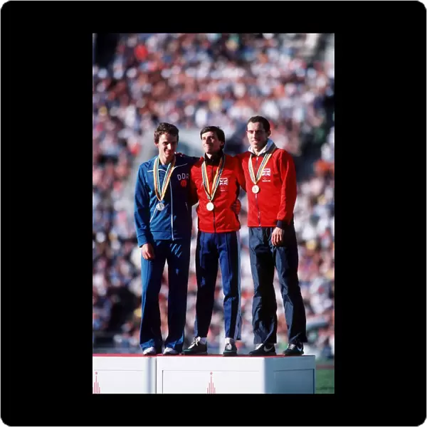 Moscow Olympics 1980 Sebastian Coe gold medal 1800 metres Steve Ovett