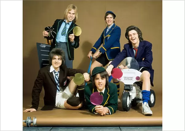 Bay City Rollers Scottish pop group circa 1976