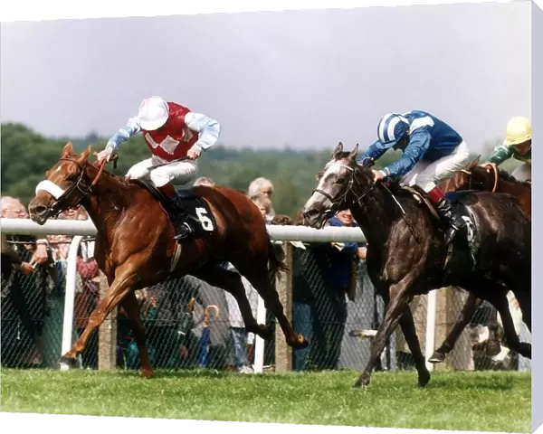 Kooyon and jockey Warren O Connor wins from Shadayd in the Coronation Stakes at Royal