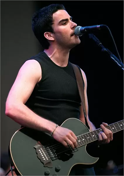 Kelly Jones of the indie group Stereophonics on stage at T in the Park July 1999