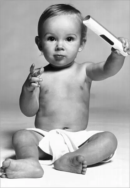 Model baby Lee Batty poses in the Daily Mirror studios ecard04