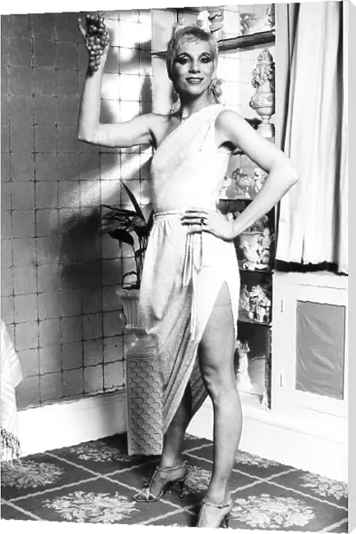 Angie Bowie, Model Modelling clothes in a free fashion show to help raise funds