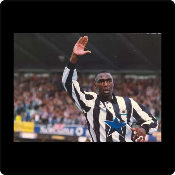 Newcastle United player Andy Cole October 1993 Towards the end of the 1992  /  3
