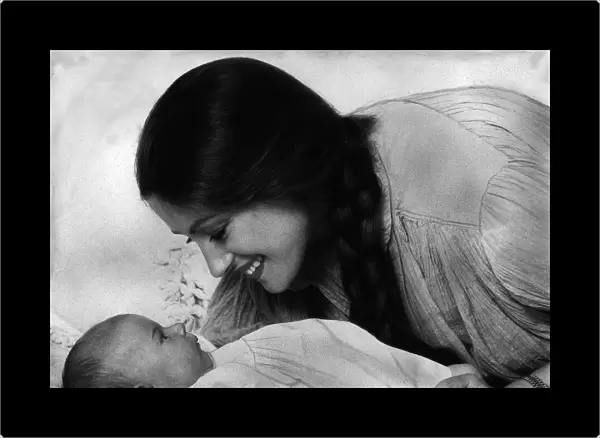 Jane Seymour actress with a baby