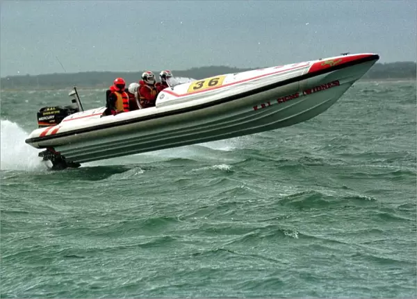 The RHIB speed boat used by Charington. Smugglers in court