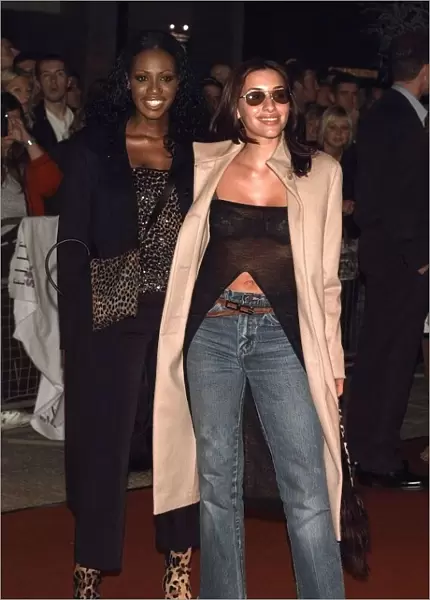 Shaznay Lewis and Melanie Blatt Sep 1999 FROM ALL SAINTS ARRIVING AT HOME TONIGHT
