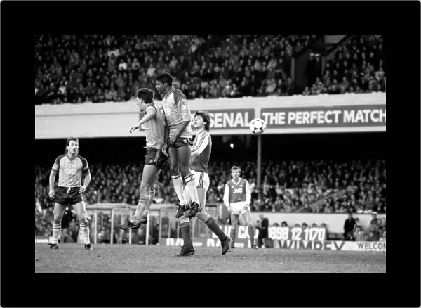 Arsenal 1 v. Southampton 0. Division One Football. December 1986 LF21-25-001