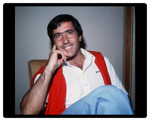 Seve Ballesteros Spanish golfer June 1986