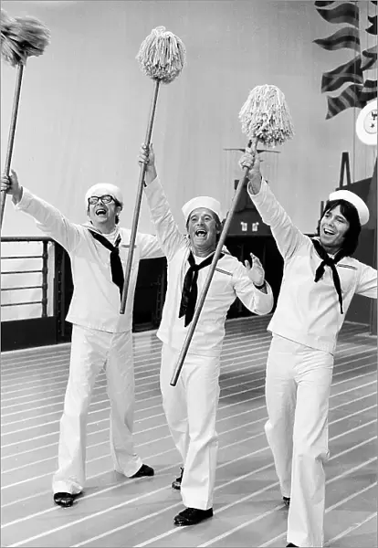 Cliff Richard with Morecambe and Wise. 10th October 1972