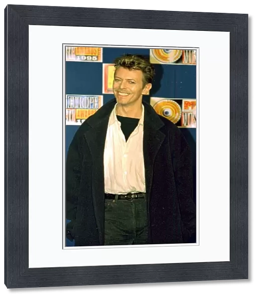 Singer David Bowie at the MTV European Music Awards in Paris, November 1995