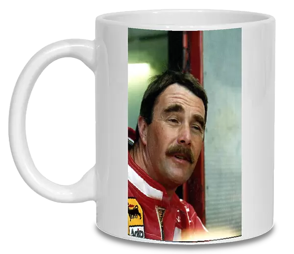Nigel Mansell formula one motor racing driver from Britain