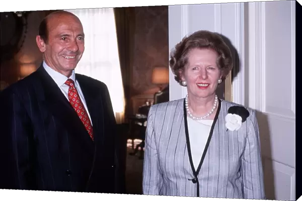 Margaret Thatcher British Prime Minister 8 with Manfred Woerners