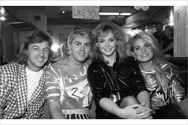Bucks Fizz at the Night Out, Birmingham. 22nd May 1985
