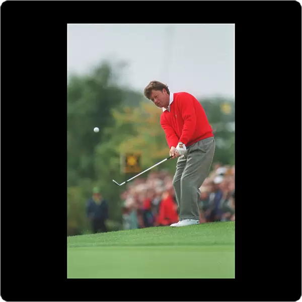 Ryder Cup Europe v USA The Belfry September 1993 Ian Woosnam watches the ball