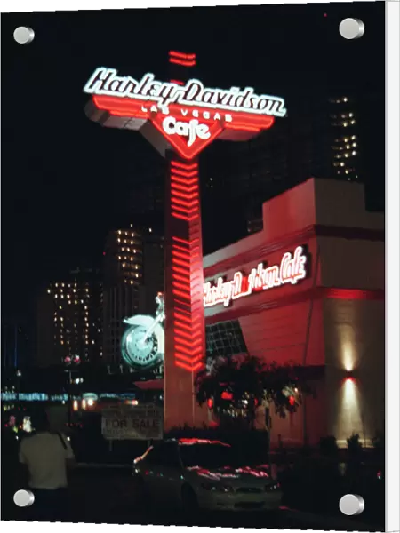 Harley Davidson Cafe, Las Vegas, Nevada, USA, July 1999